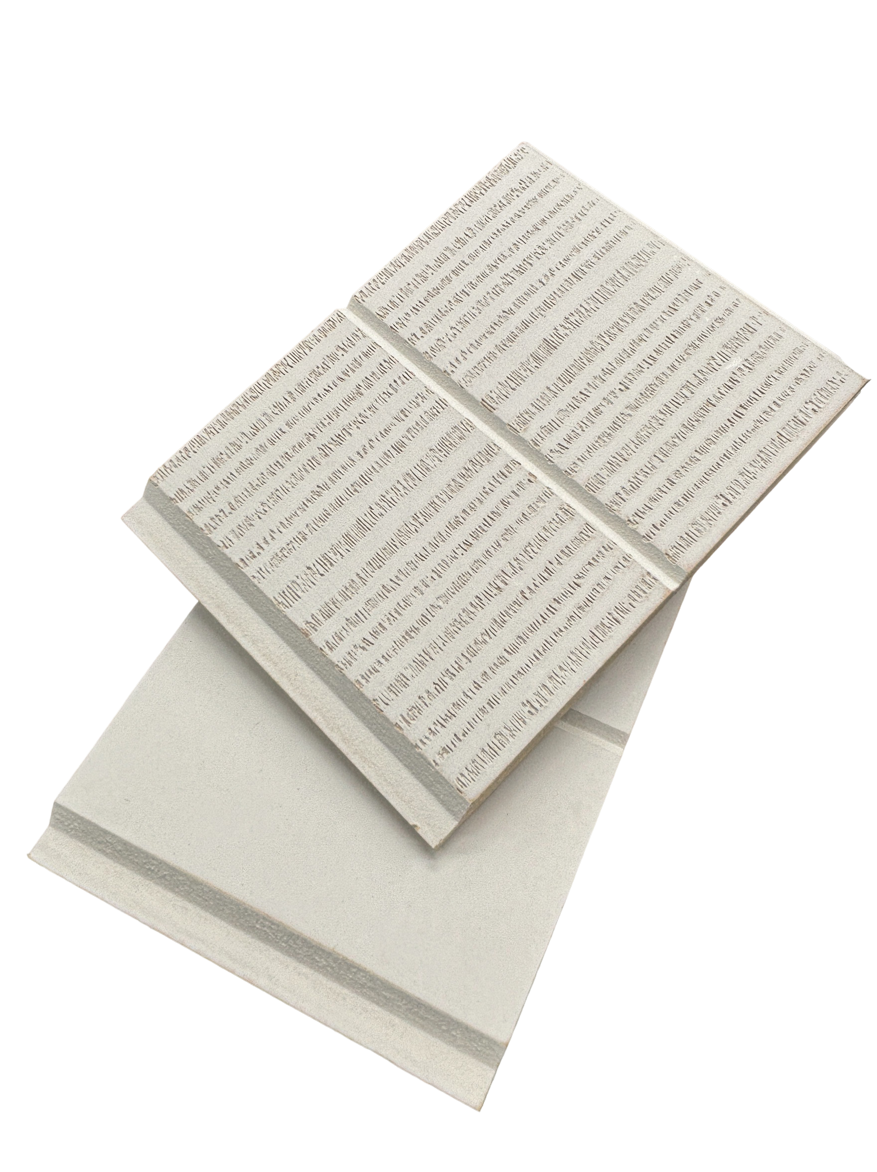 Rough Cut Embossed 12mm 2700 x 140mm Primed MDF VJ Lining Board (Pack of 8)