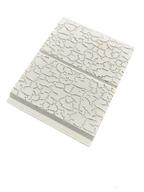 Scorched Embossed 12mm 2700 x 140mm Primed MDF VJ Lining Board (Pack of 8)