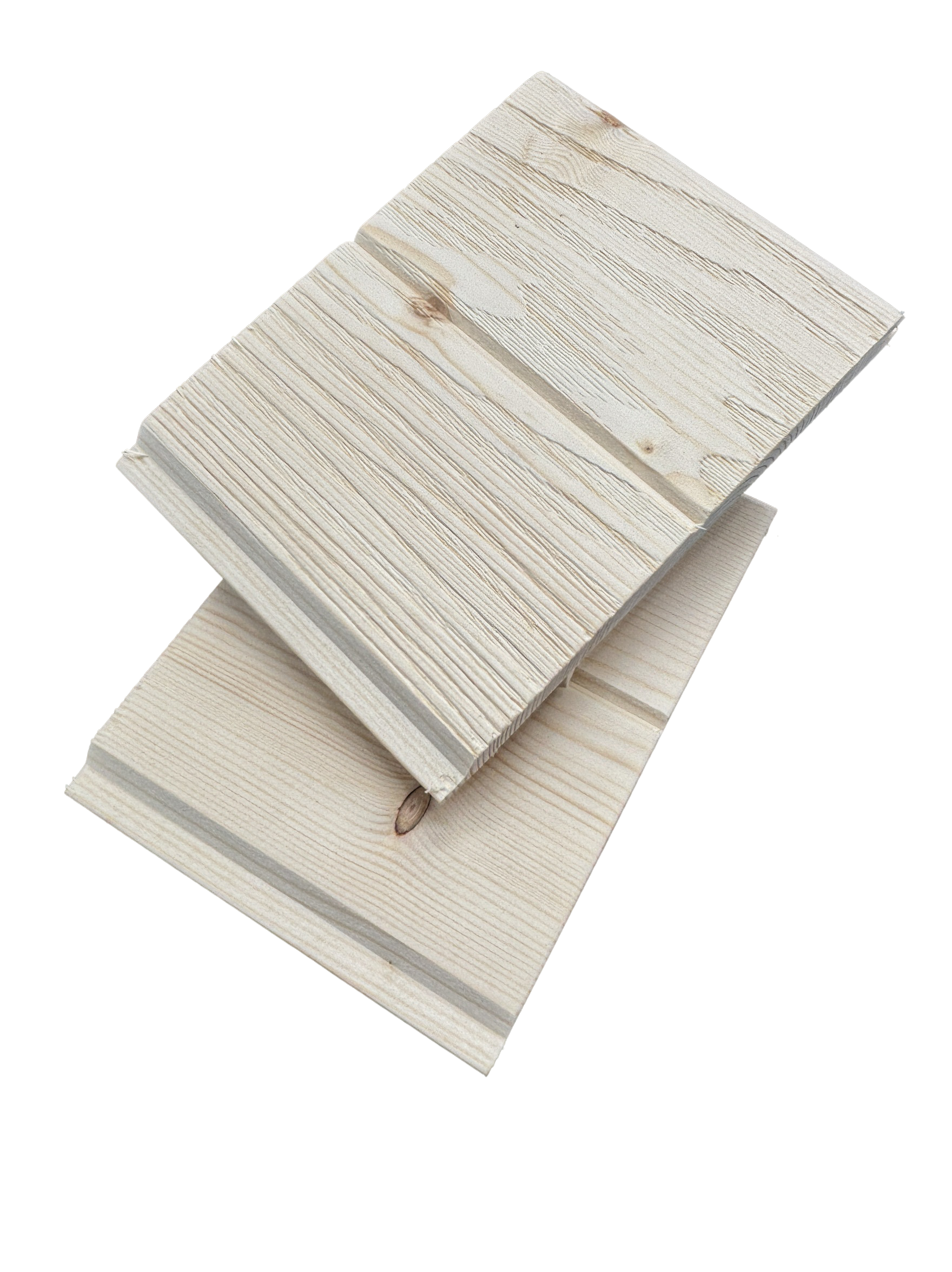 American Oak Embossed 12 x 133 x 2700mm Spruce VJ Lining Board (Pack of 8)