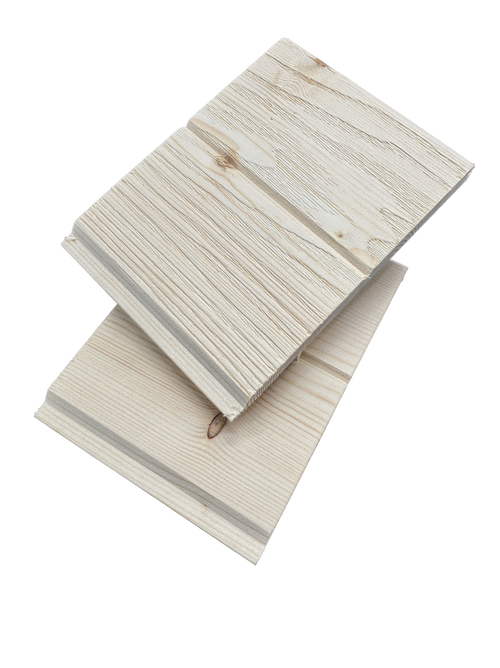 American Oak Embossed 12 x 133 x 2700mm Spruce VJ Lining Board (Pack of 8)