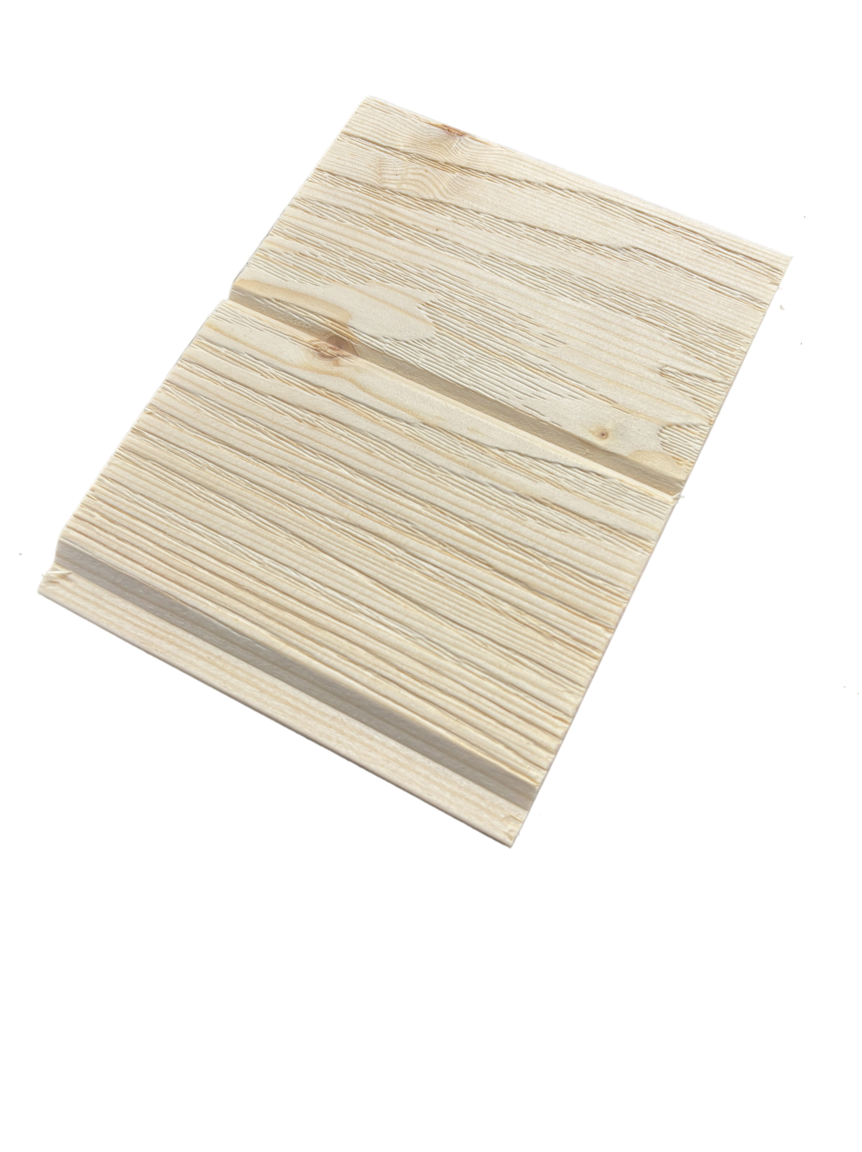 American Oak Embossed 12 x 133 x 2700mm Spruce VJ Lining Board (Pack of 8)