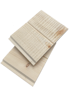 Rough Cut Embossed 12 x 133 x 2700mm Spruce VJ Lining Board (Pack of 8)