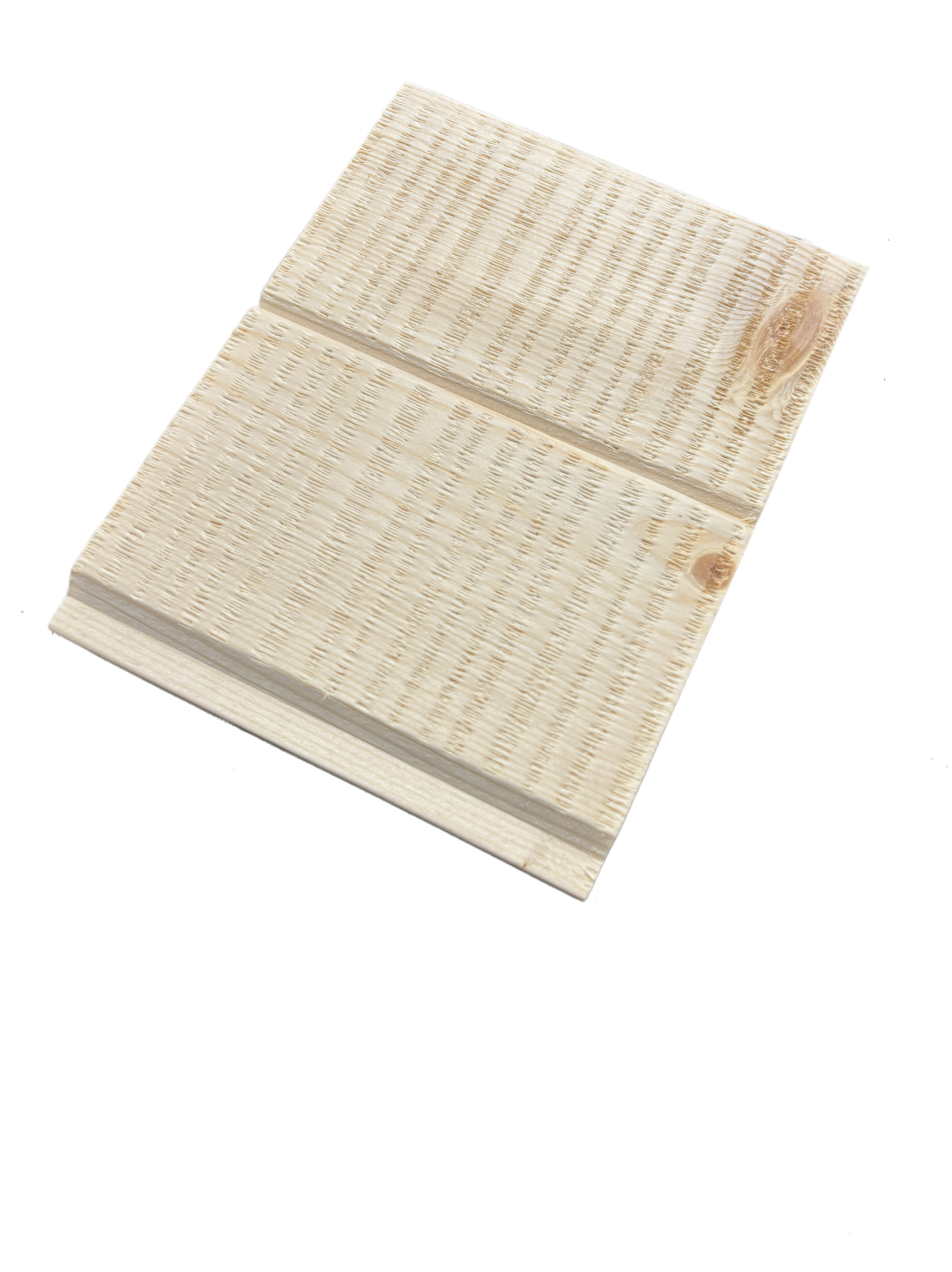 Rough Cut Embossed 12 x 133 x 2700mm Spruce VJ Lining Board (Pack of 8)