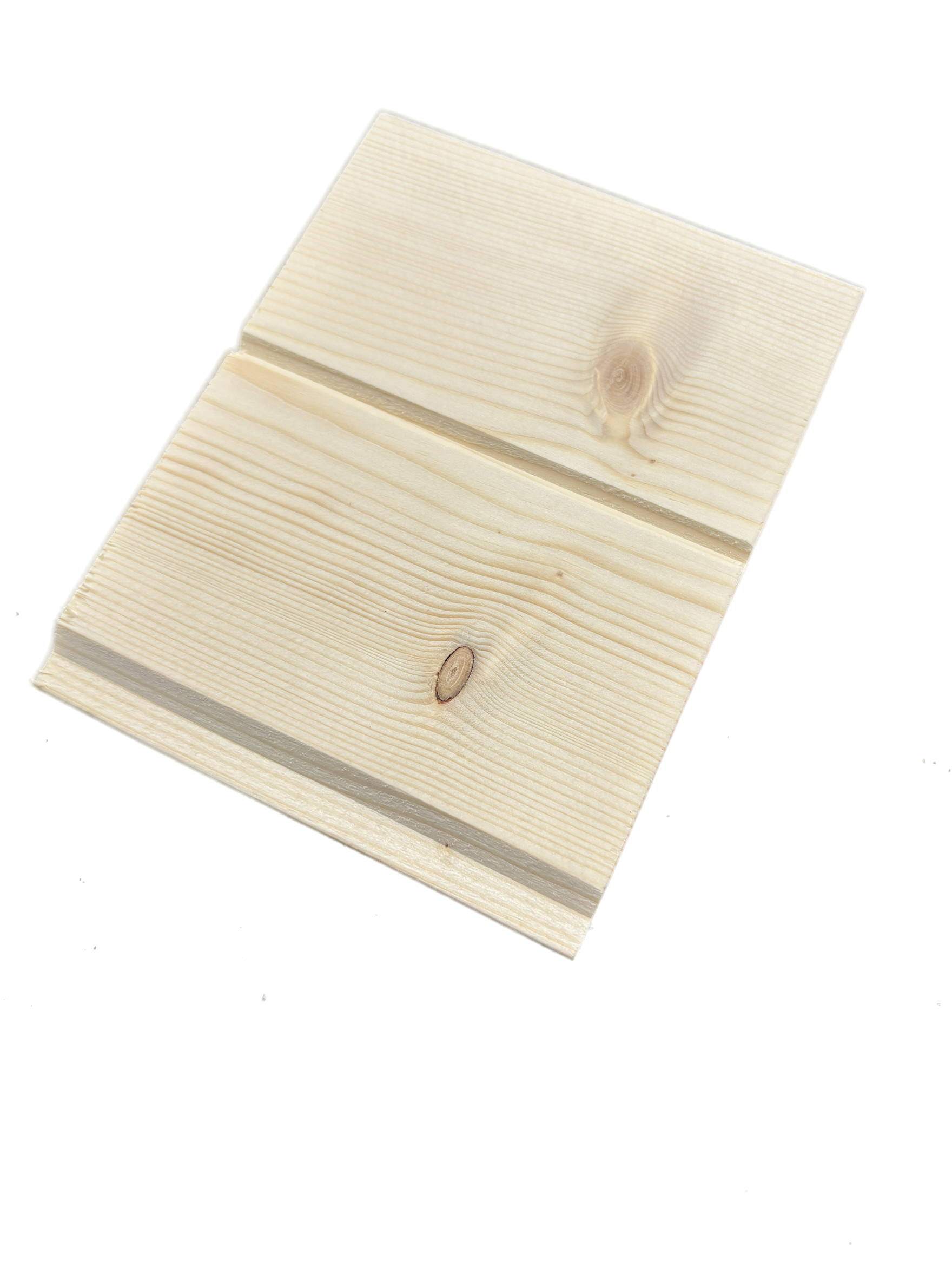 American Oak Embossed 12 x 133 x 2700mm Spruce VJ Lining Board (Pack of 8)